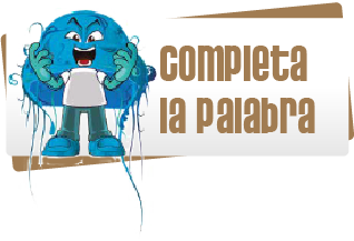 completa la palabra