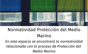 Normatividad de protección del medio marino