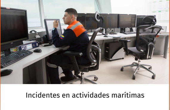 Incidentes en actividades maritimas