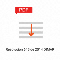 Resolución 645 de 2014 DIMAR