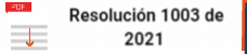 Resolución 1003 de 2021