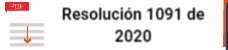 Resolución 1091 de 2020