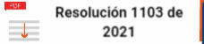 Resolución 1103 de 2021