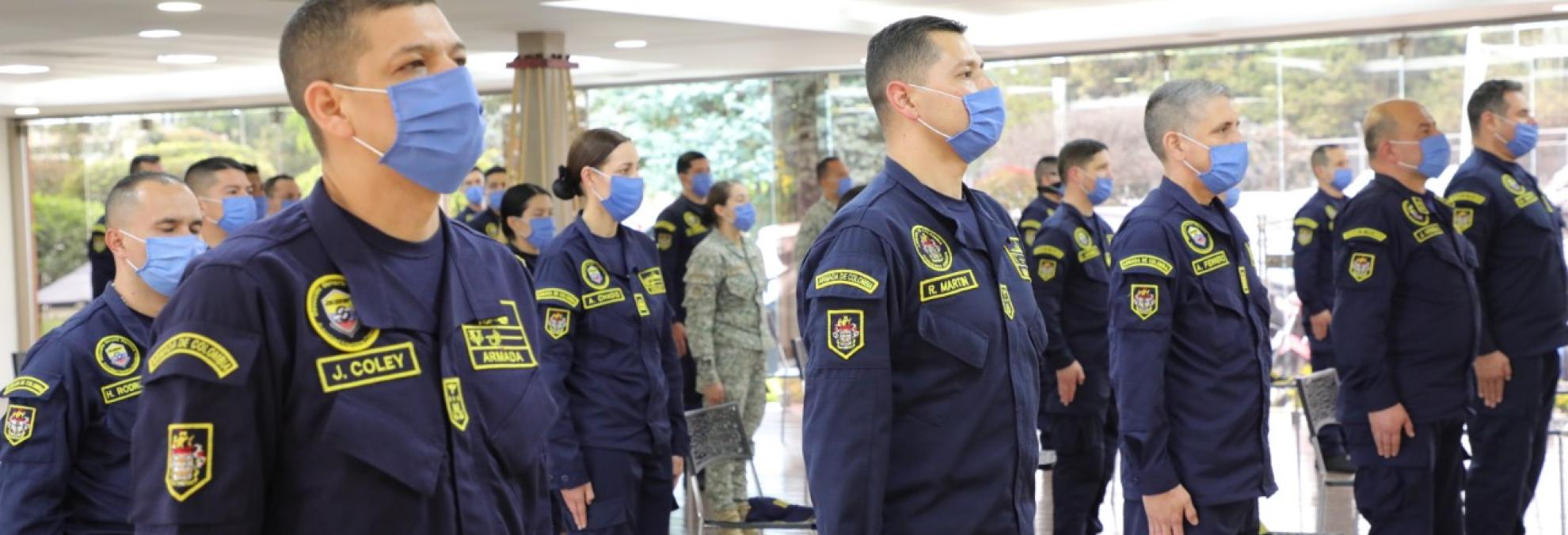 Ceremonia de relevo del Jefe Técnico de Comando de Dimar