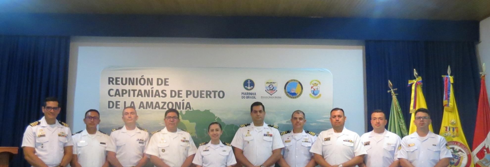 Colombia país anfitrión de la Reunión de Capitanes de Puerto en la frontera con Brasil, Ecuador y Perú Colombia país anfitrión de la Reunión de Capitanes de Puerto en la frontera con Brasil, Ecuador y Perú