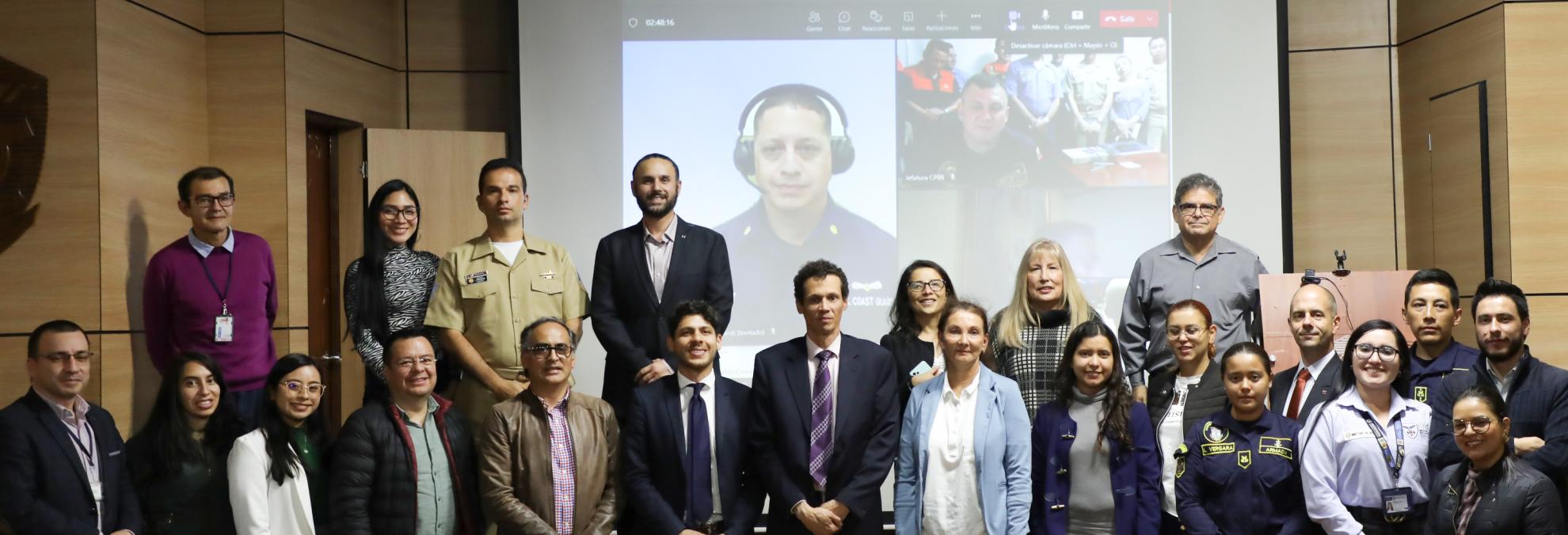 En medio de trabajo interinstitucional Colombia realizó simulación de derrame de hidrocarburos en el mar