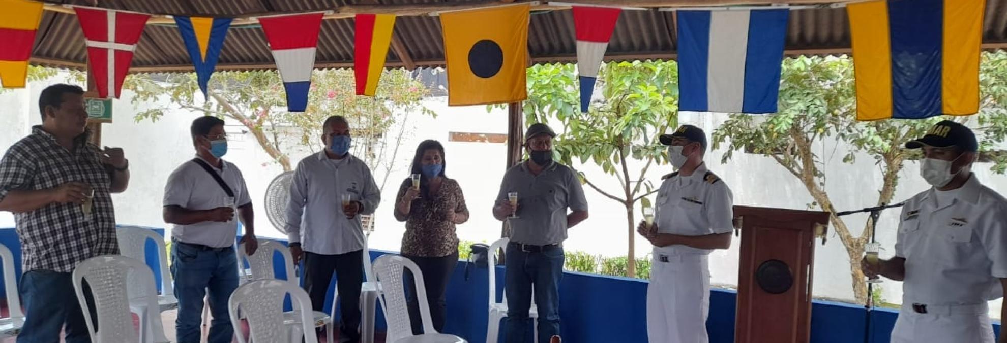 Capitanía de Puerto de Leticia conmemora sus 65 años al servicio del gremio fluvial