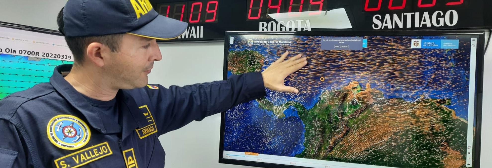 Dimar se une a la conmemoración del Día Meteorológico Mundial 