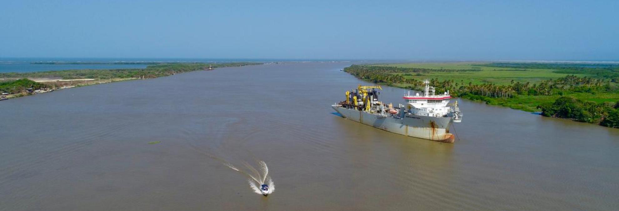 La Dirección General Marítima anuncia mejoras en las condiciones para la navegación en el canal de acceso al Puerto de Barranquilla