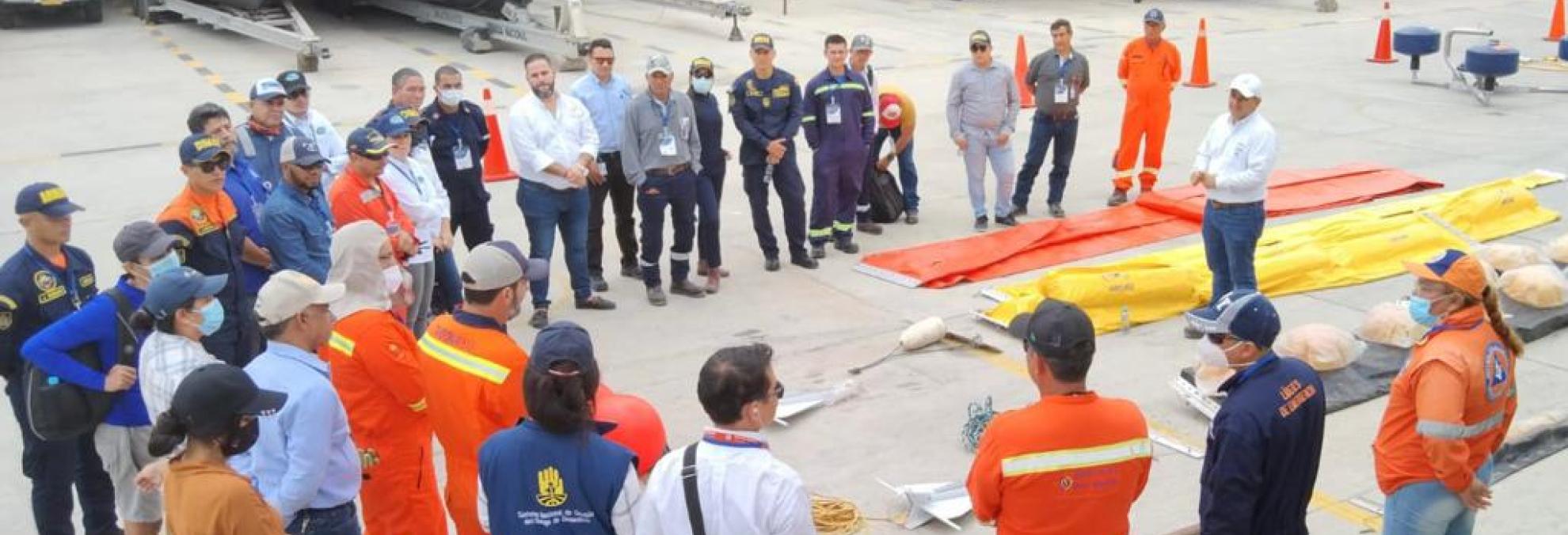 En  Santa  Marta,  Dimar  fortalece  sus capacidades  para  atender  emergencias por derrame de hidrocarburos