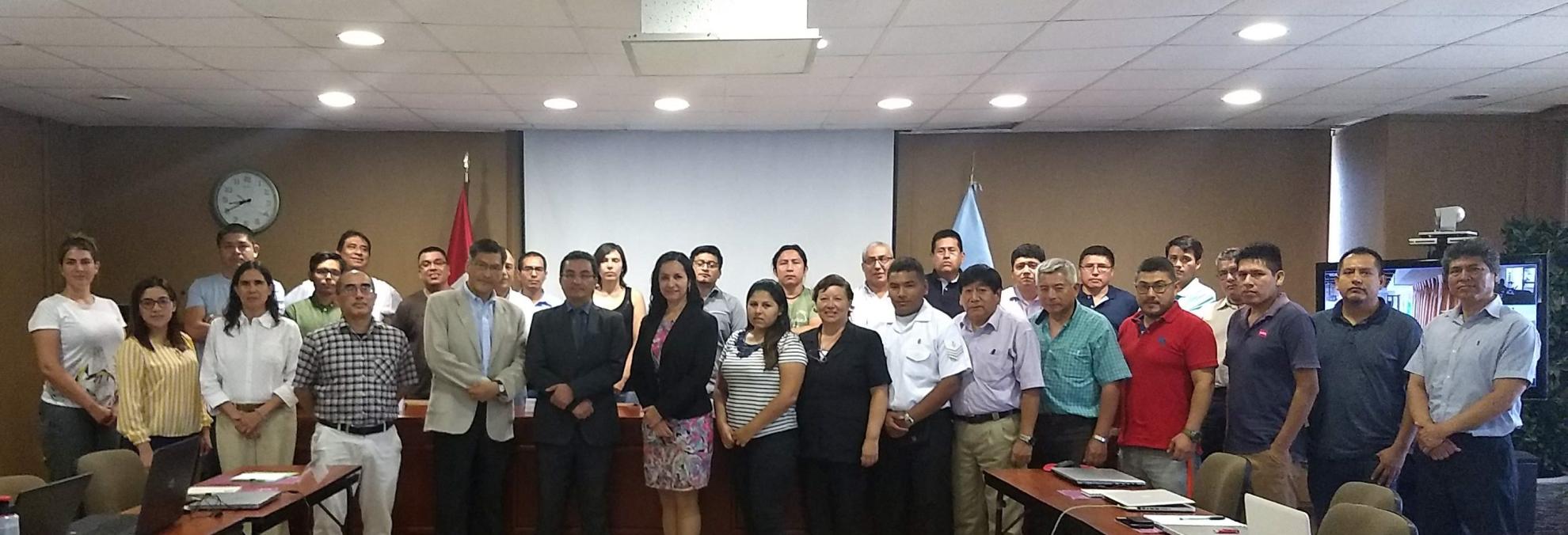 Dimar realizó taller sobre gestión de datos oceanográficos en Perú