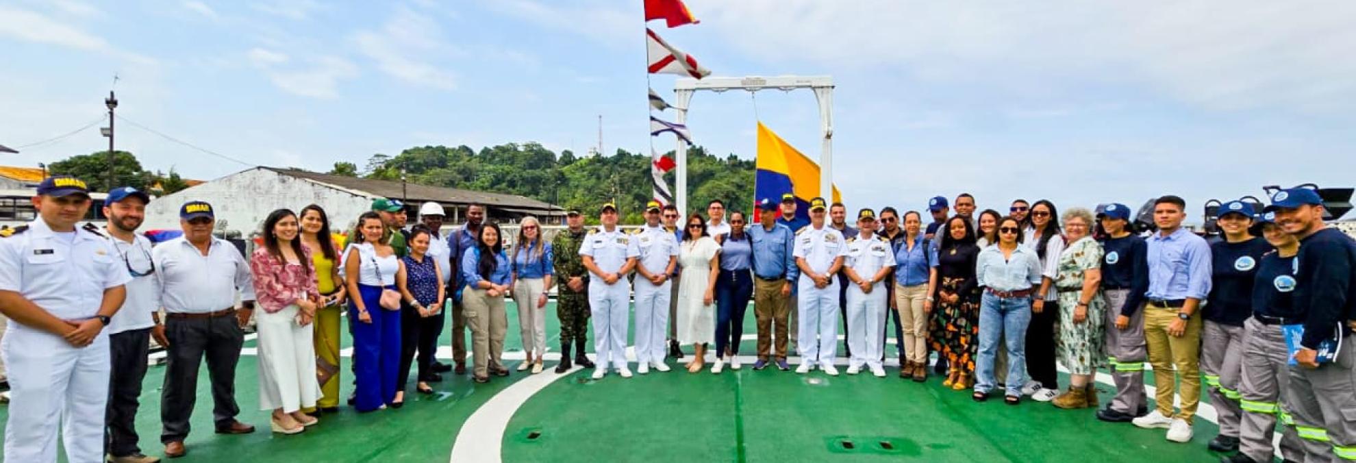 En Tumaco se dio inicio a la expedición Pacífico Sostenible, que cuantificará la captura de carbono en áreas marinas protegidas del Pacífico colombiano