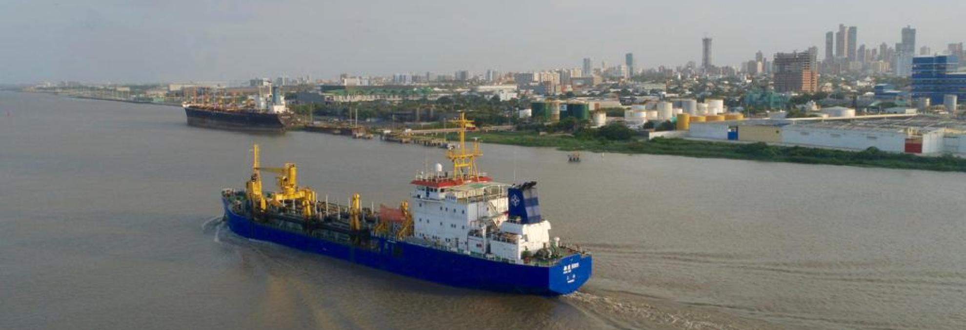 Nuevo calado de 9.2 para la navegación en el canal de acceso al Puerto de Barranquilla: Dimar