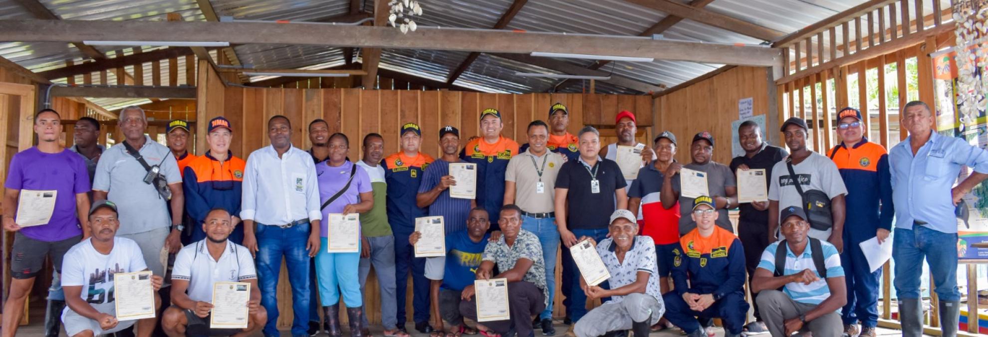 En zona rural de Buenaventura, la Dimar matricula 26 embarcaciones menores