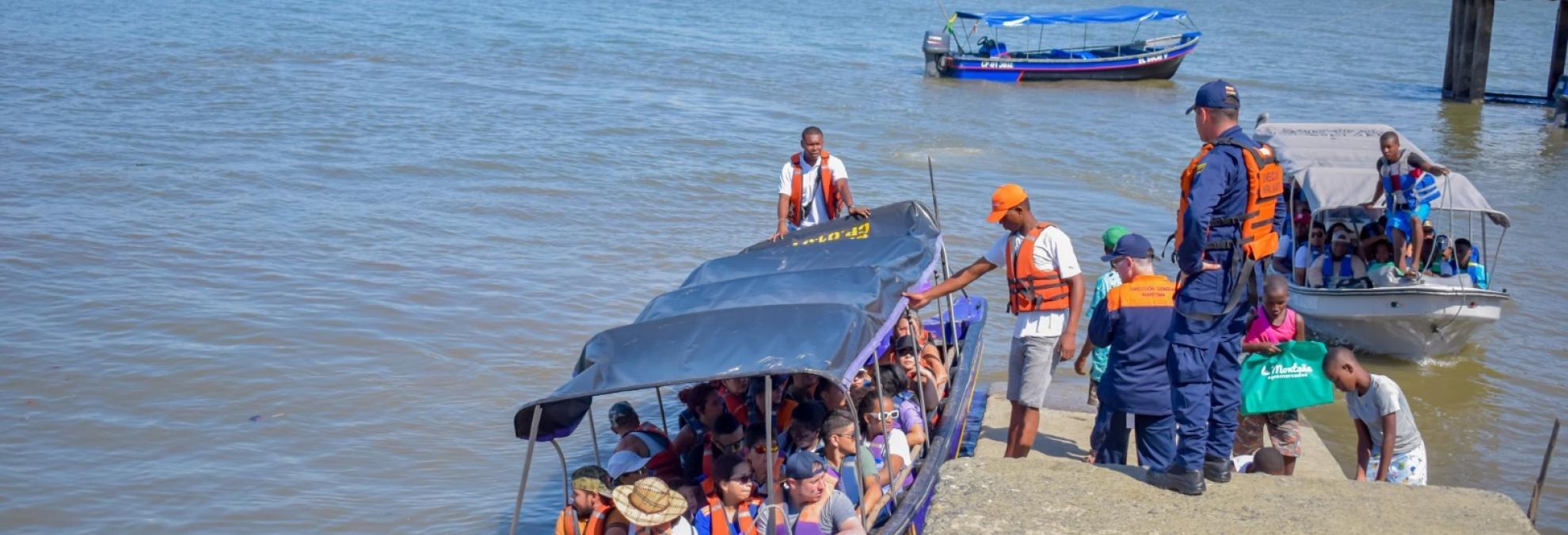 Buenaventura cierra el puente de Reyes con cero siniestros y cerca de 27 mil turistas que se movilizaron por el embarcadero turístico