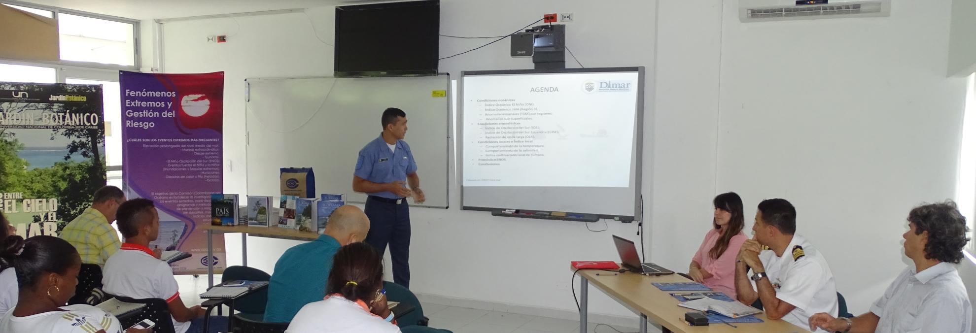 CIOH Pacífico, en la segunda reunión del ‘Comité Técnico Nacional para el Estudio del Fenómeno “El Niño”, en San Andrés Isla. 