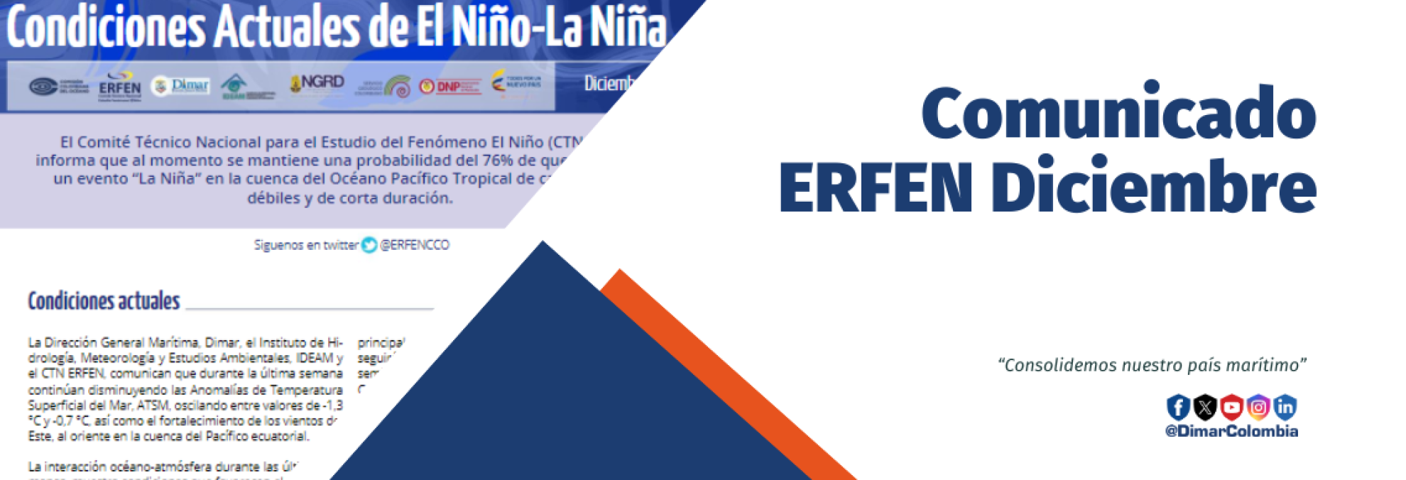 Comunicado ERFEN Diciembre Comunicado ERFEN Diciembre