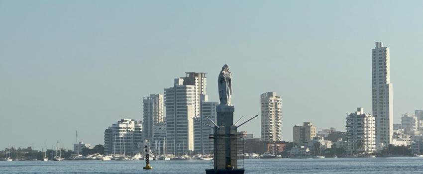 La Dimar refuerza medidas de seguridad marítima para la procesión náutica por la inauguración de la luminaria de la Virgen de los Navegantes en Cartagena